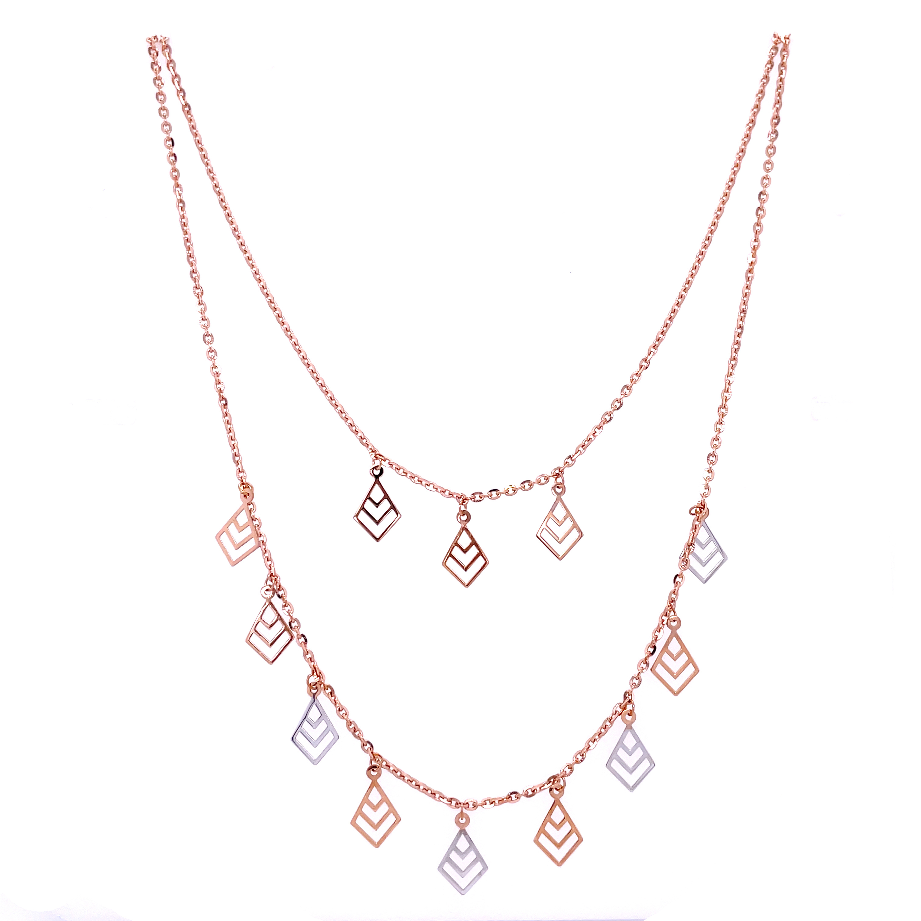 Graceful 18 k Rose Gold Chain 