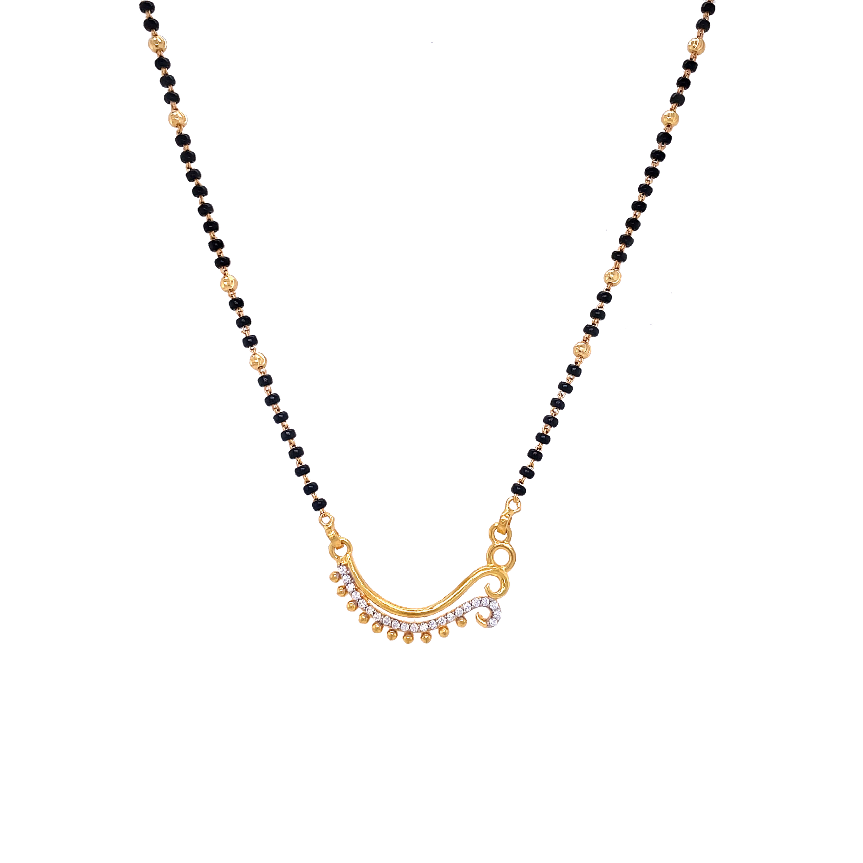 Classy American Diamond Studded Mangalsutra
