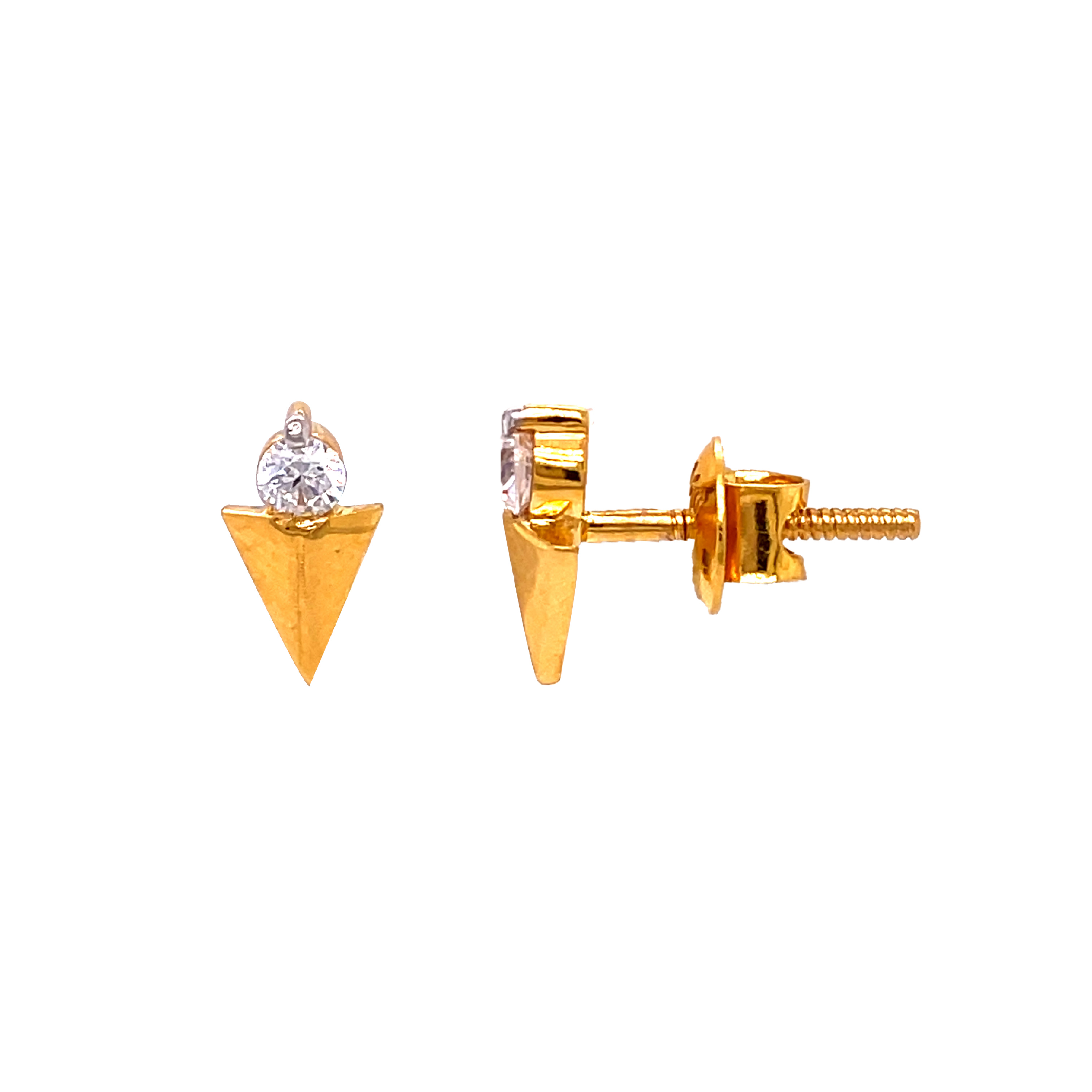 Cassy Gold  Stud Earring