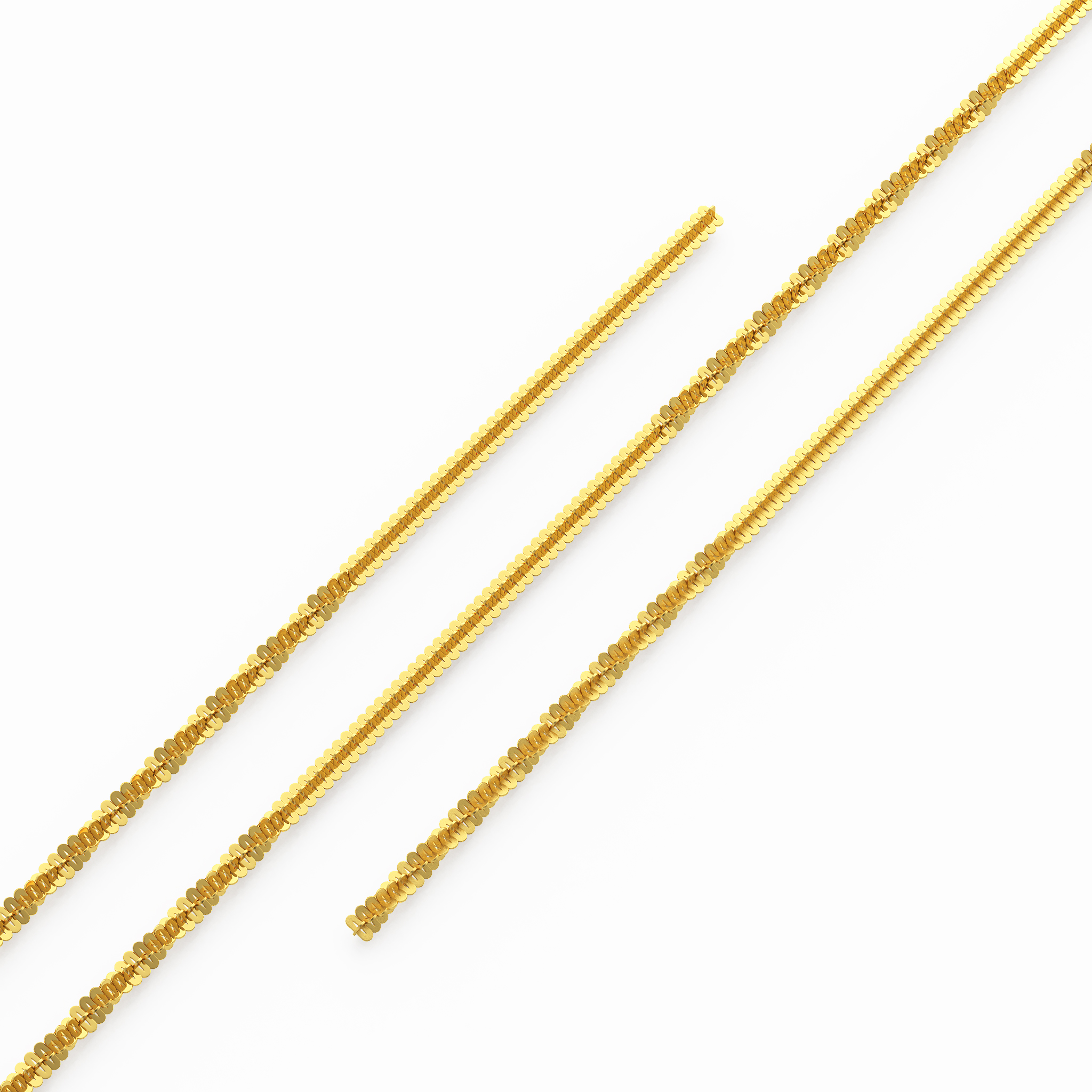 Minimilastic Rotation Gold Chain